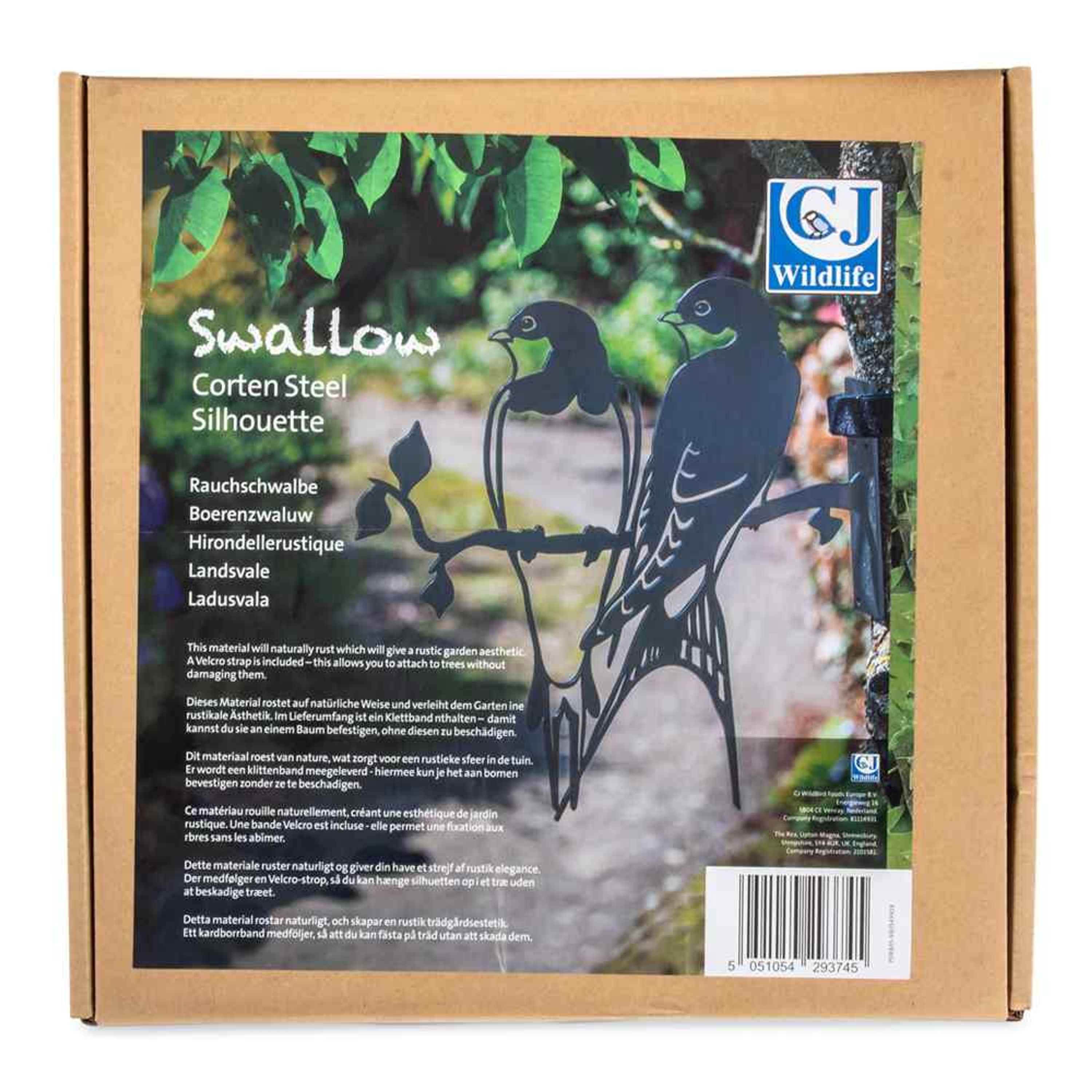 Metallsilhouette - Rauchschwalbe | CJ Wildlife